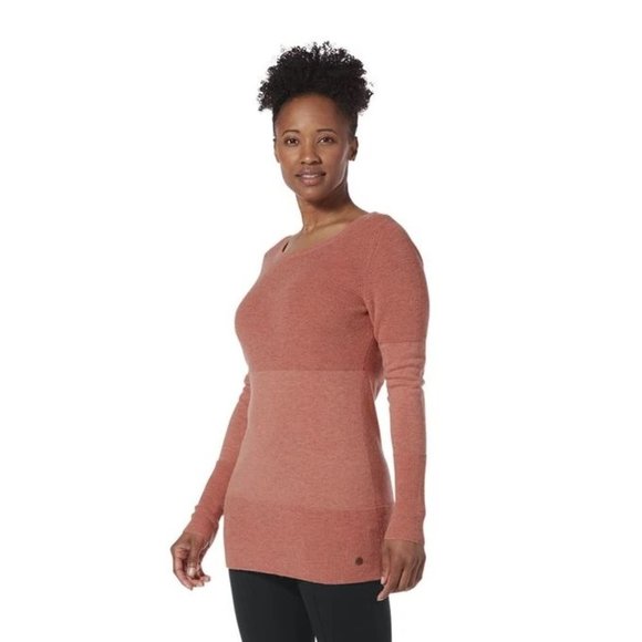 Royal Robbins Merino Wool Blend Westlands Sweater in Rose Pink, size M - Picture 1 of 13